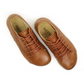 Earthing Naturel Leather Sneaker Men, Copper Rivet Barefoot Converse Antique Brown
