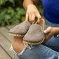 Handmade Women's Barefoot Shoes - Nubuck Gray