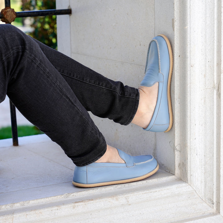 Barefoot Earthing Shoes Light Blue Men