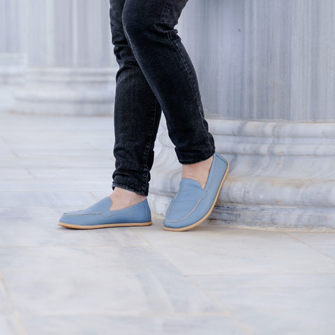 Barefoot Earthing Shoes Light Blue Men