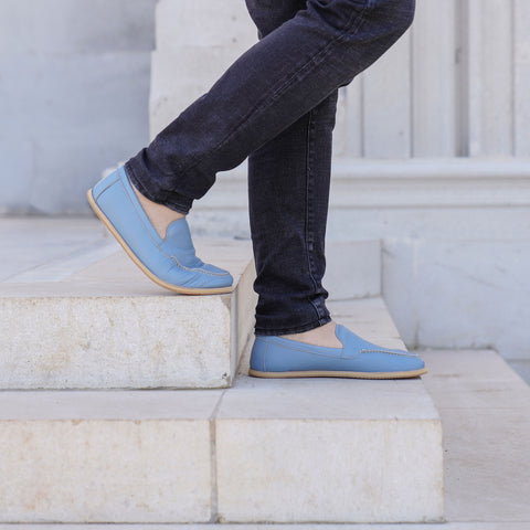 Barefoot Earthing Shoes Light Blue Men