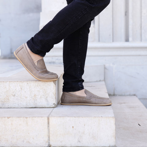 Barefoot Earthing Shoes Crazy Beige Men