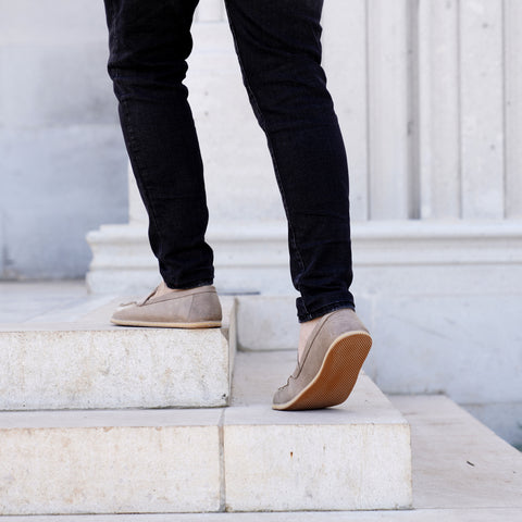 Barefoot Earthing Shoes Crazy Beige Men