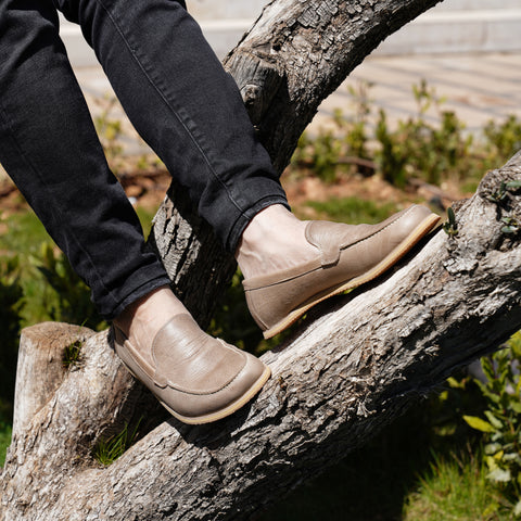 Barefoot Earthing Shoes Crazy Beige Men