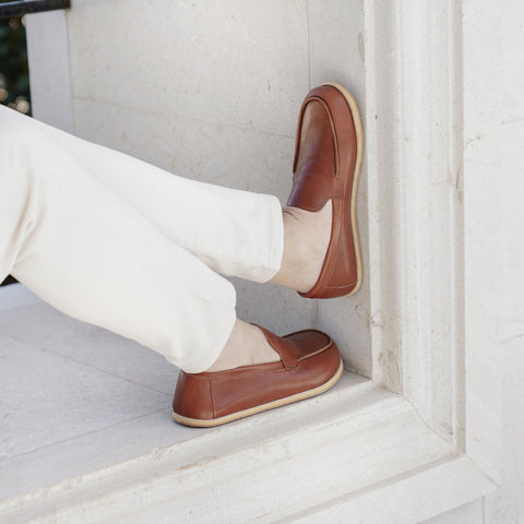 Barefoot Earthing Shoes Antique Brown Men