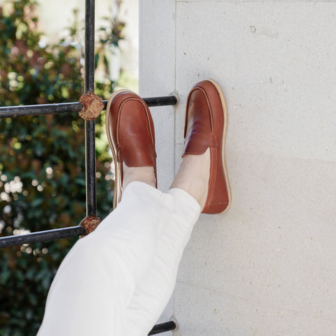 Barefoot Earthing Shoes Antique Brown Men