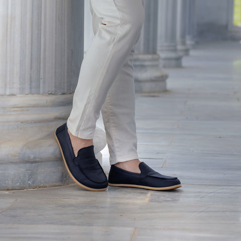 Barefoot Earthing Shoes Crazy Navy Blue Men