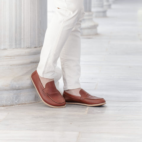 Barefoot Earthing Shoes Antique Brown Men