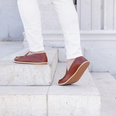 Barefoot Earthing Shoes Antique Brown Men