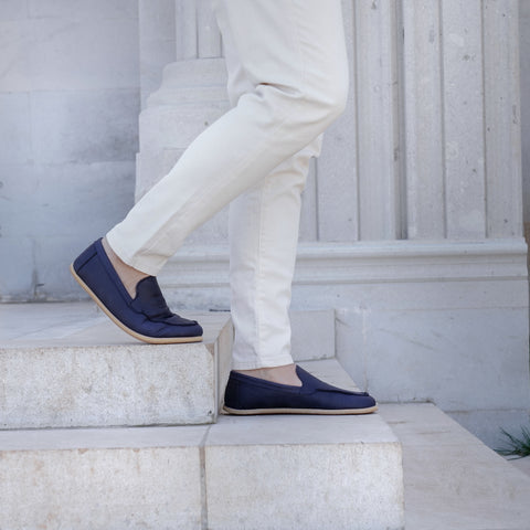 Barefoot Earthing Shoes Crazy Navy Blue Men