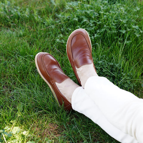Barefoot Earthing Shoes Antique Brown Men