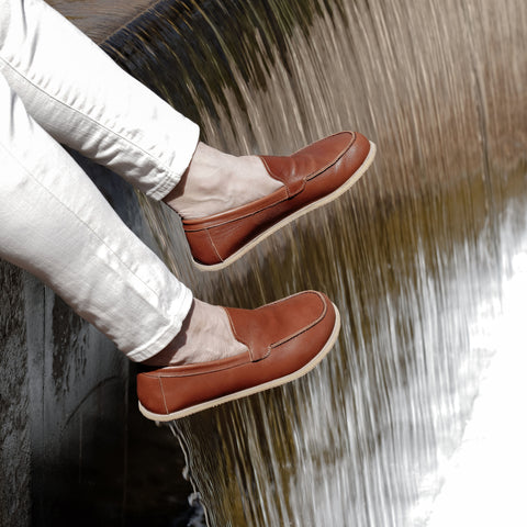 Barefoot Earthing Shoes Antique Brown Men