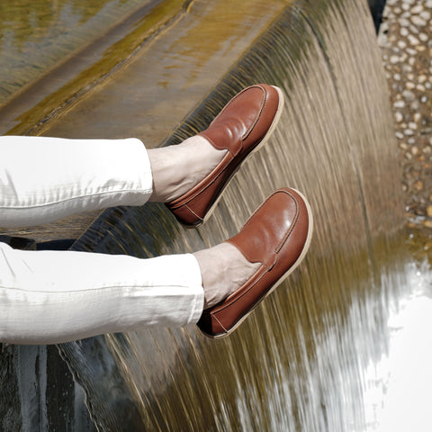 Barefoot Earthing Shoes Antique Brown Men