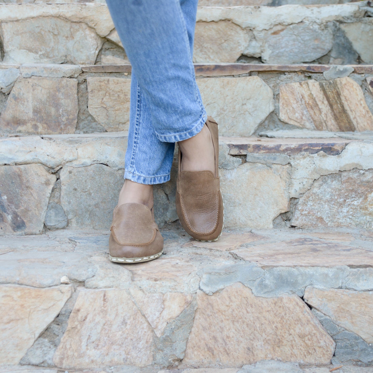 Barefoot Earthing Shoes Matte Brown Women