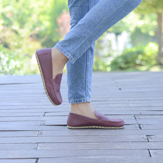 Barefoot Shoes Women's Crazy Burgundy