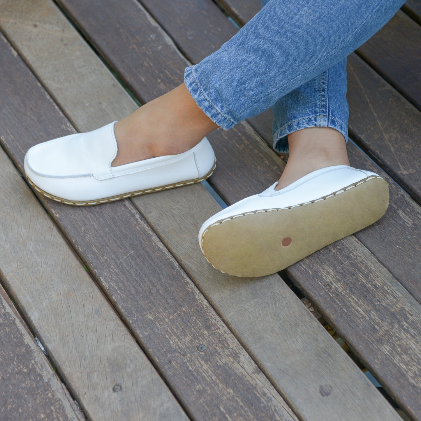 Barefoot Earthing Shoes White Women