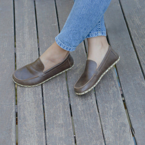 Barefoot Shoes Women's Crazy Classic Brown