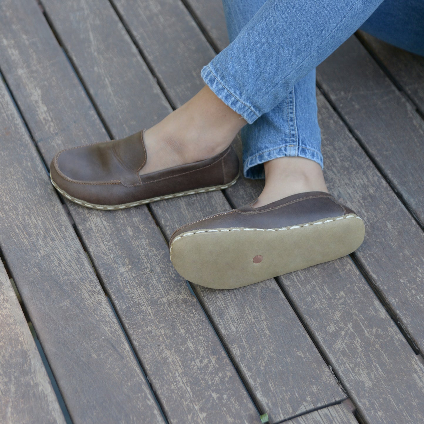 Barefoot Shoes Women's Crazy Classic Brown