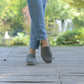 Barefoot Earthing Shoes Gray Nubuck Women