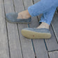 Barefoot Earthing Shoes Gray Nubuck Women