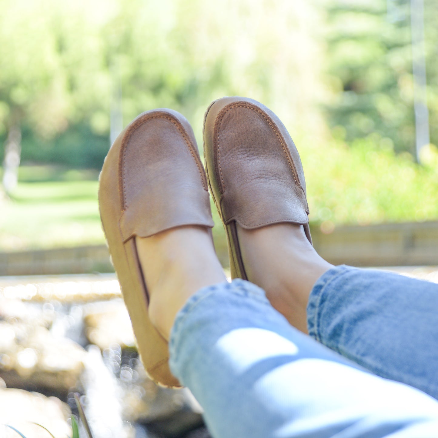 Barefoot Earthing Shoes Matte Brown Women