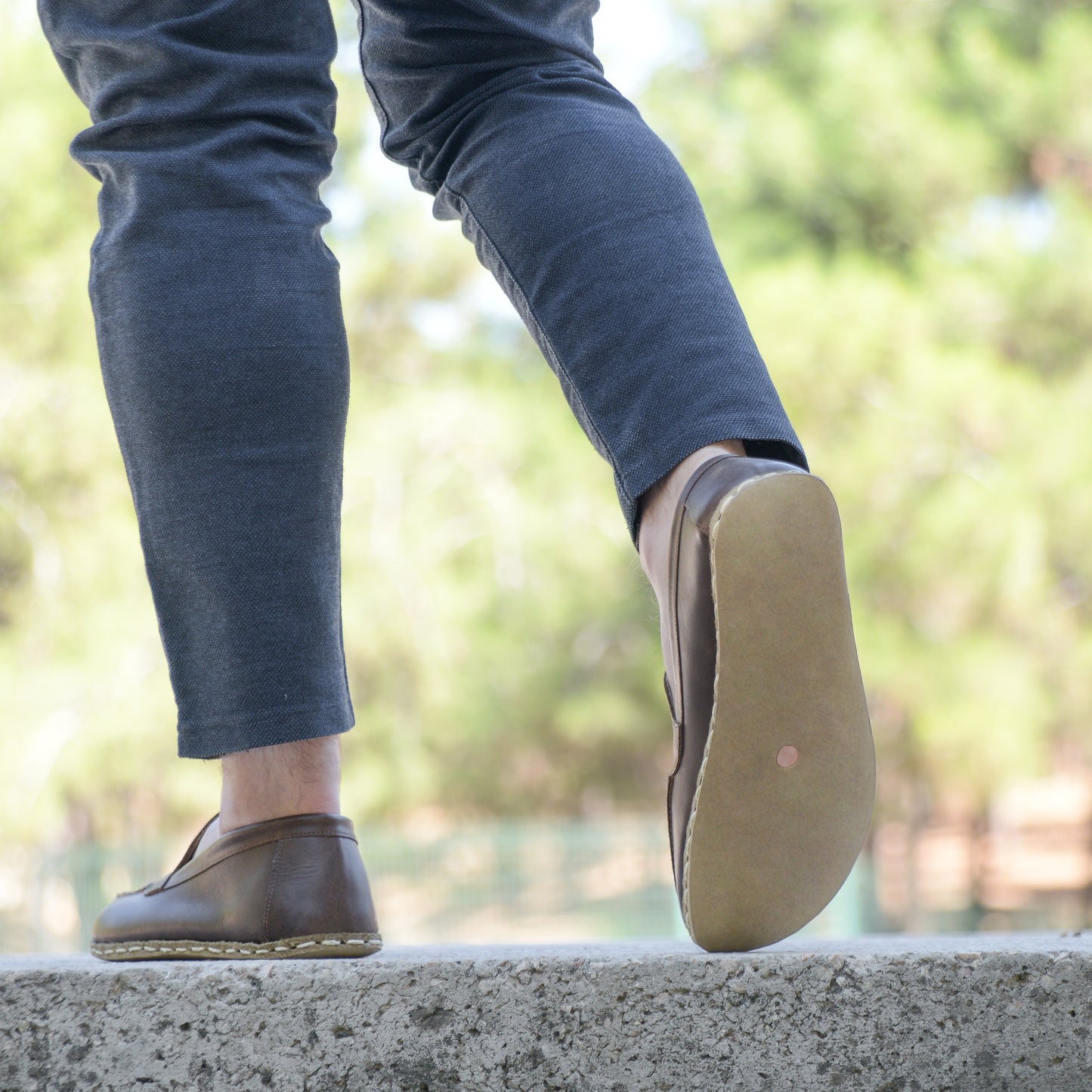 Barefoot Shoes Men's Crazy Classic Brown