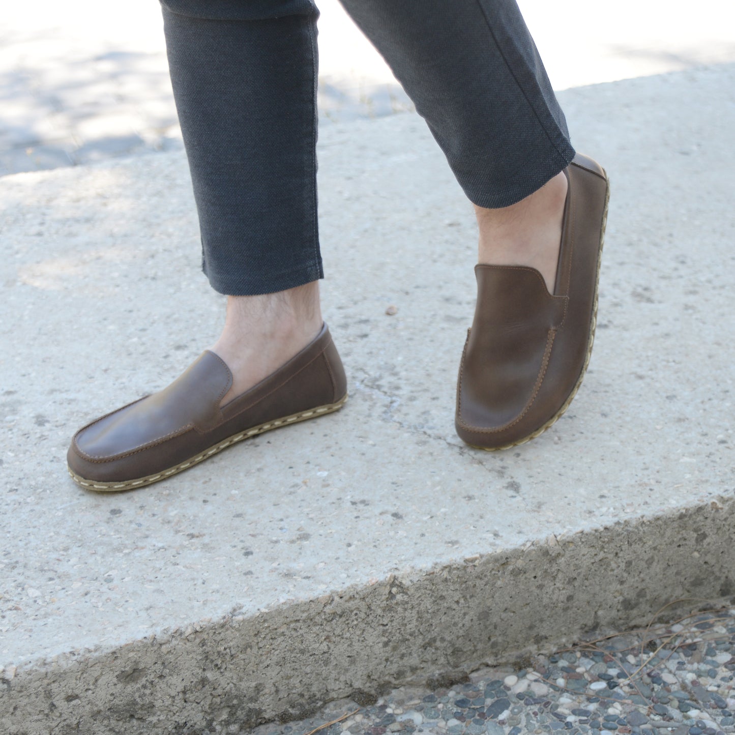 Barefoot Shoes Men's Crazy Classic Brown