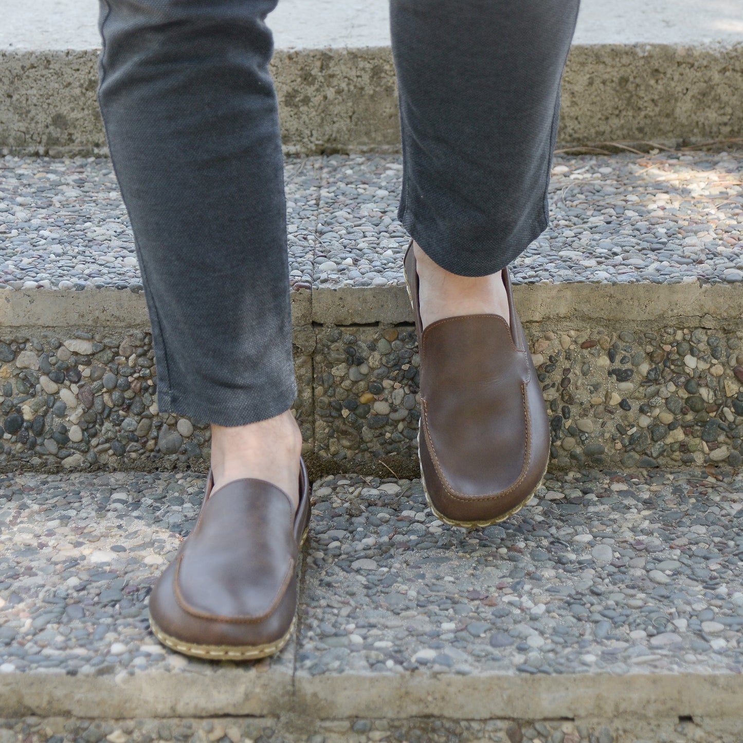 Barefoot Shoes Men's Crazy Classic Brown