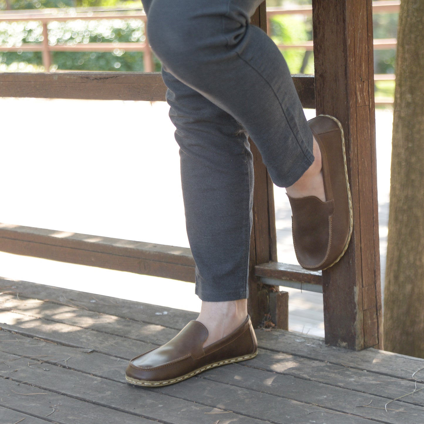 Barefoot Shoes Men's Crazy Classic Brown