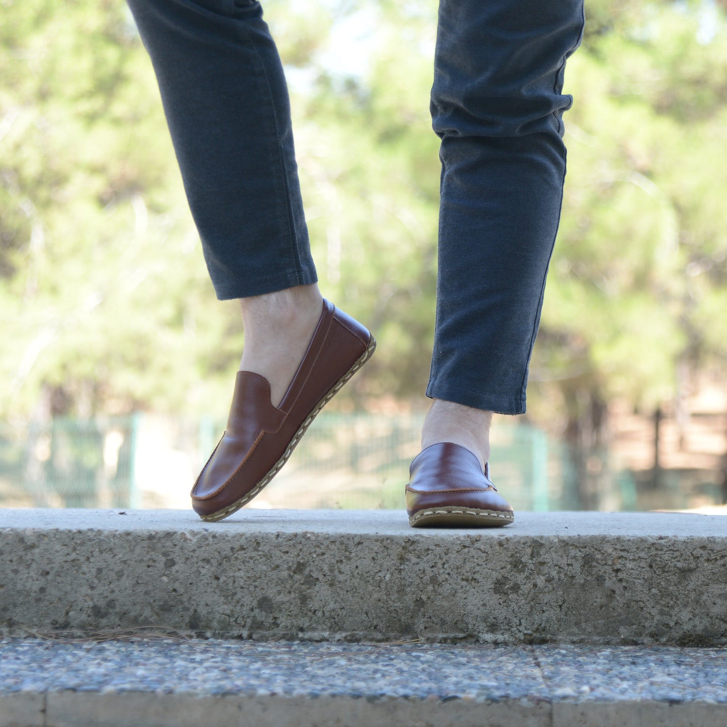 Barefoot Earthing Shoes Tornado Brown Men