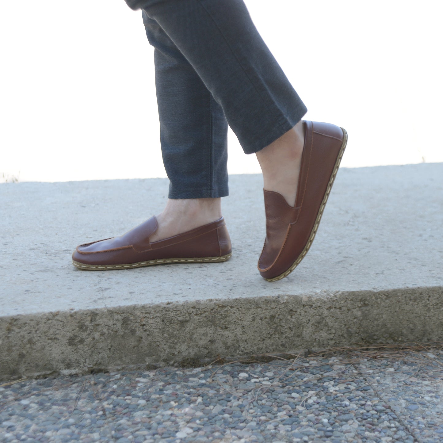 Barefoot Earthing Shoes Tornado Brown Men