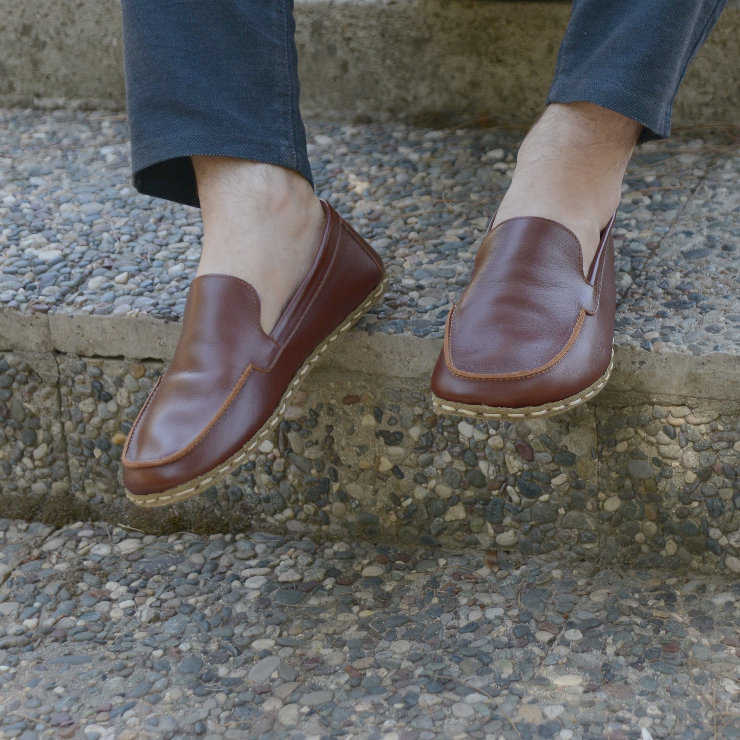 Barefoot Earthing Shoes Tornado Brown Men