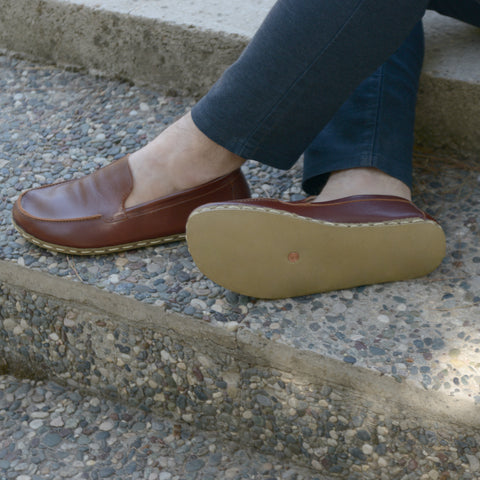 Barefoot Earthing Shoes Tornado Brown Men