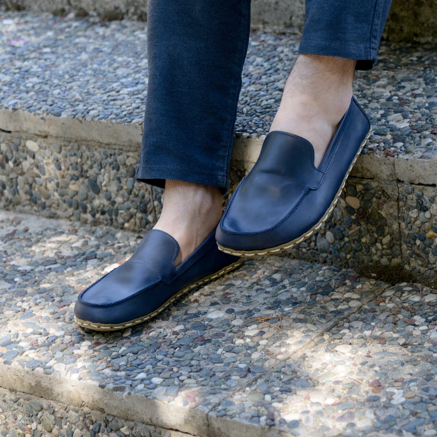 Barefoot Shoes Men's Crazy Navy Blue