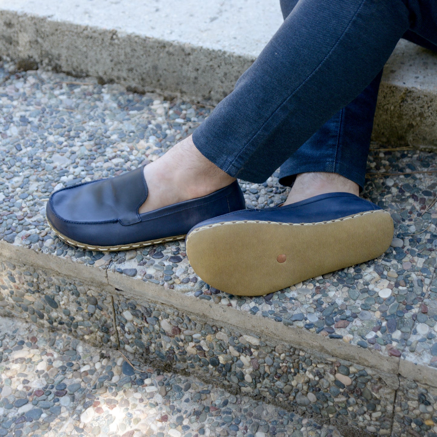 Barefoot Shoes Men's Crazy Navy Blue