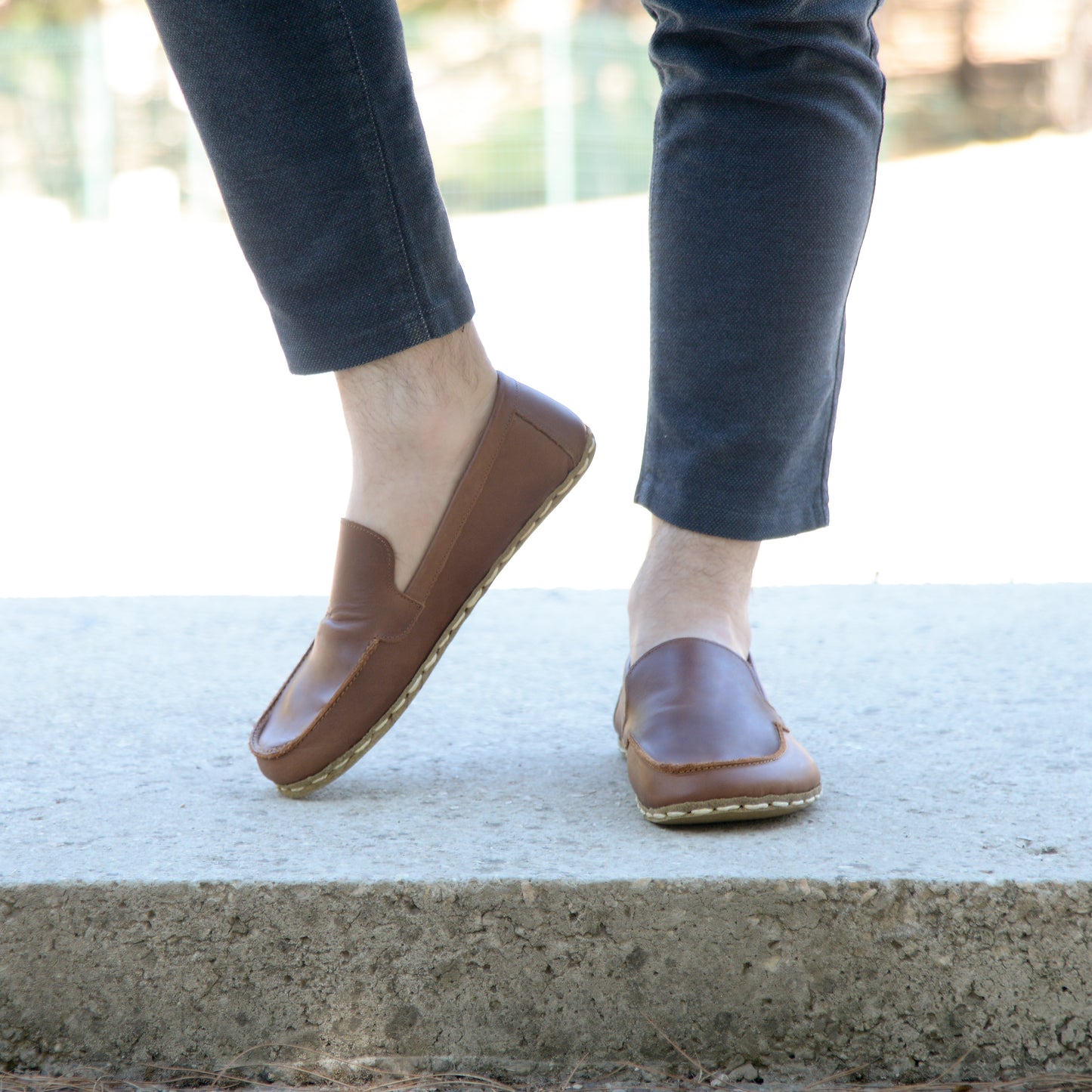 Barefoot Shoes Men's Crazy New Brown