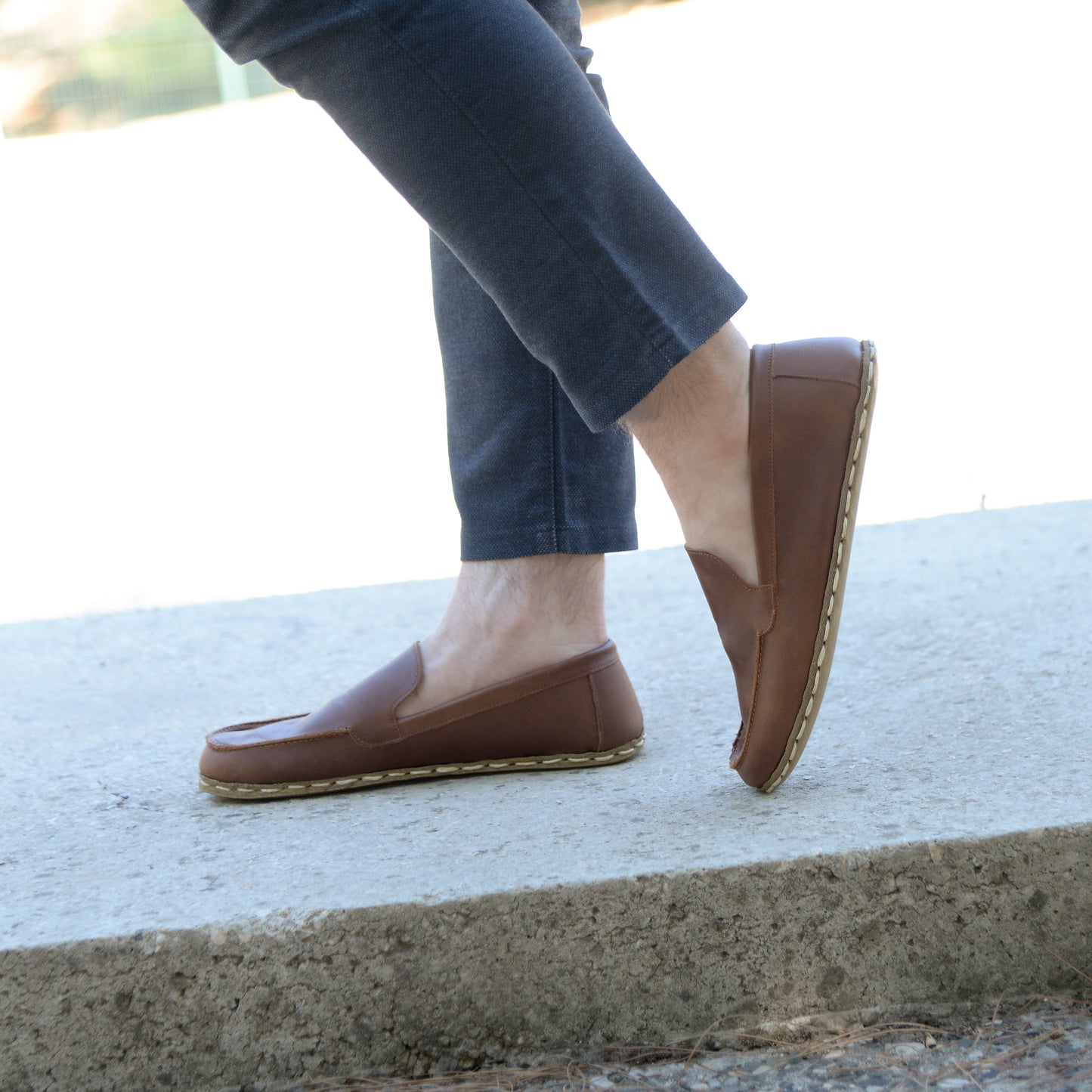 Barefoot Shoes Men's Crazy New Brown