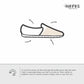 antique brown sheepskin slippers for women