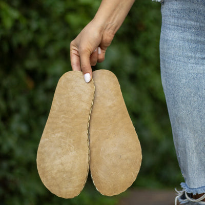 artistic womens leather house slippers handmade