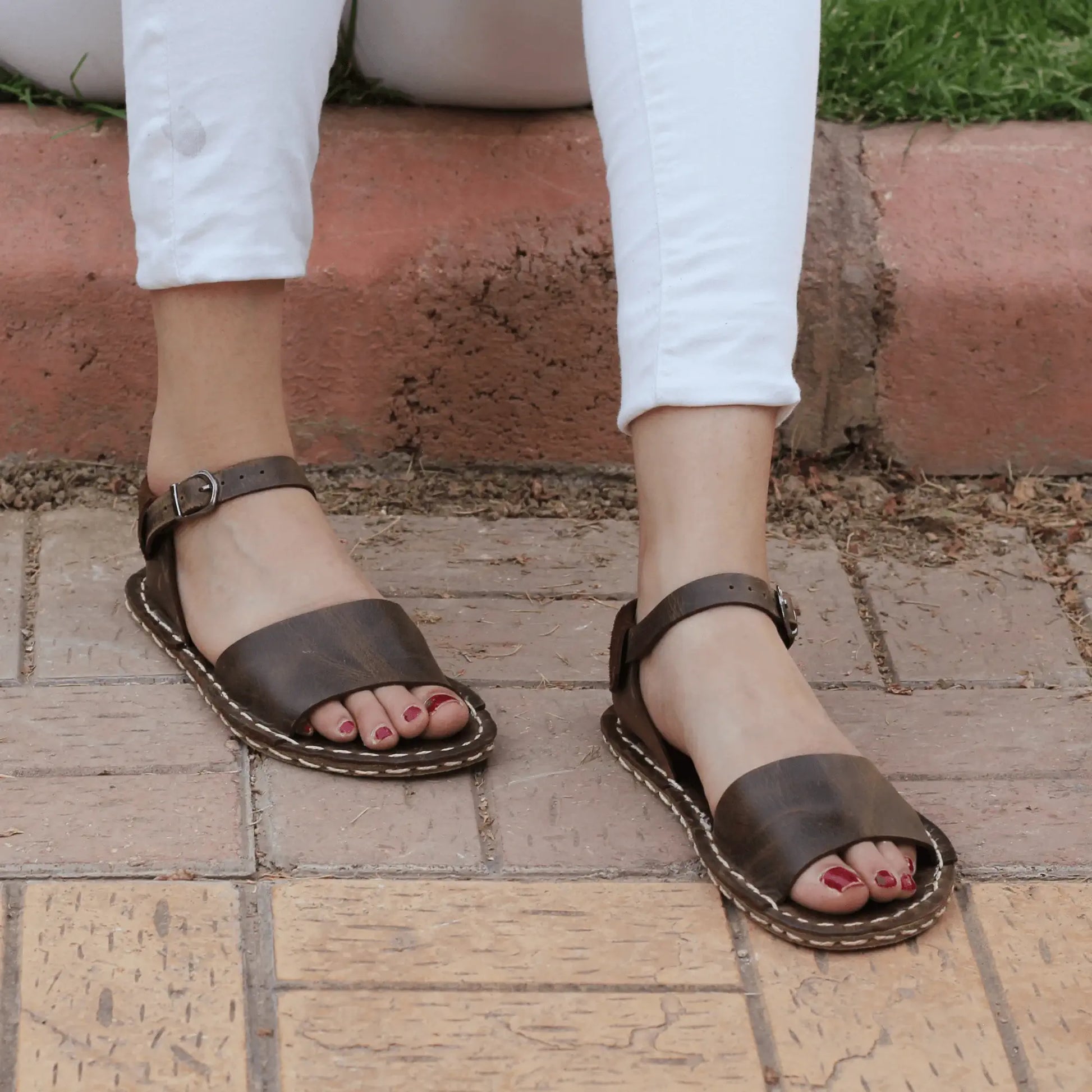 band womens leather barefoot huarache sandals