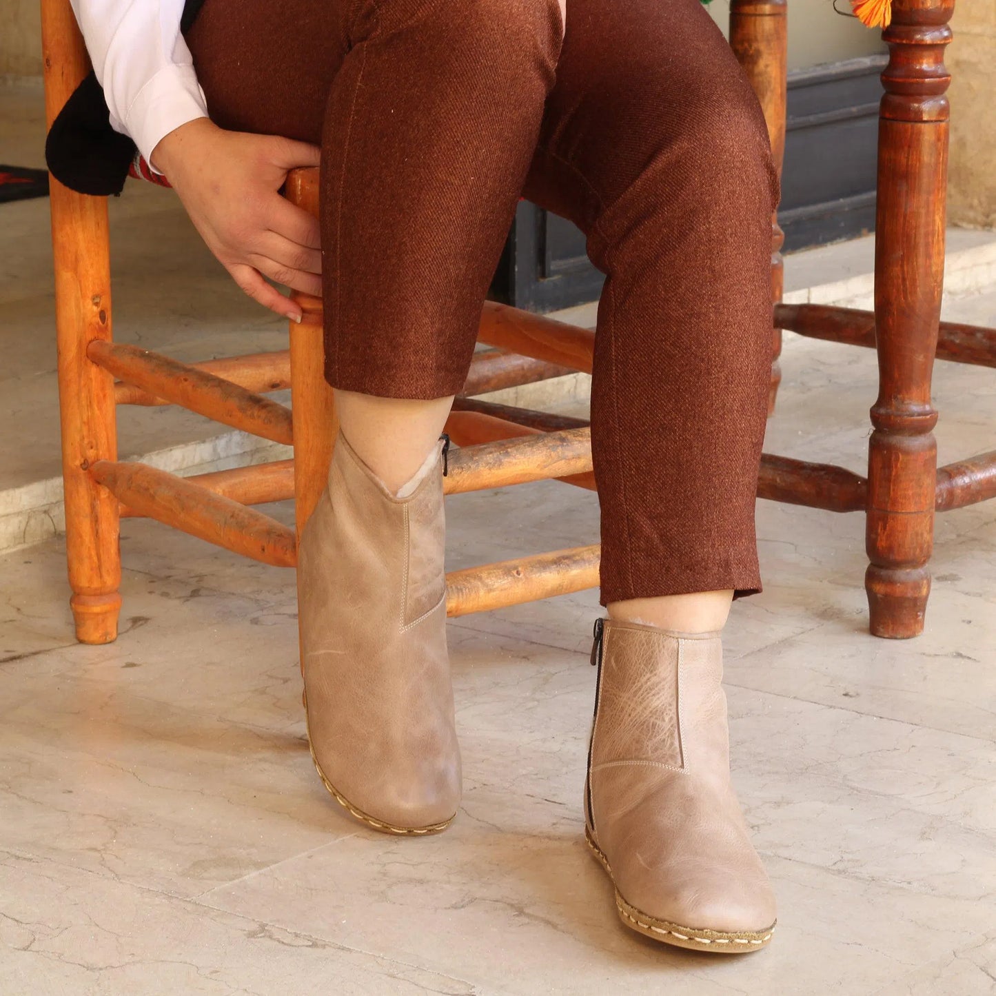 barefoot boots for women with zipper visionary