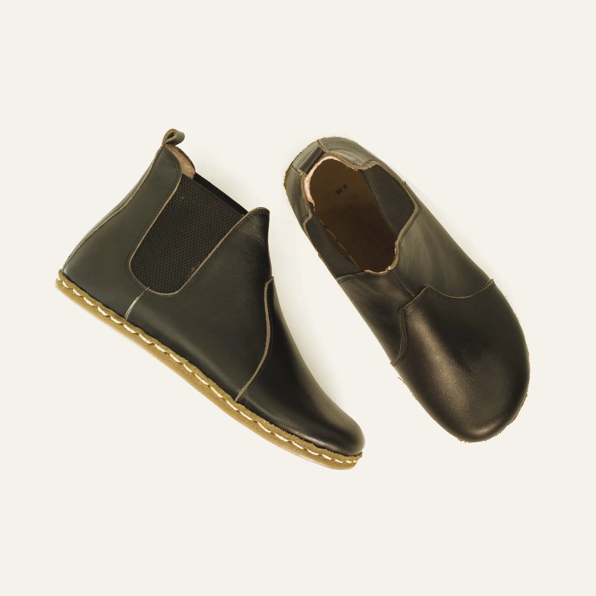 barefoot chelsea womens handmade black boots