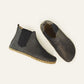 barefoot chelsea womens handmade navy blue boots