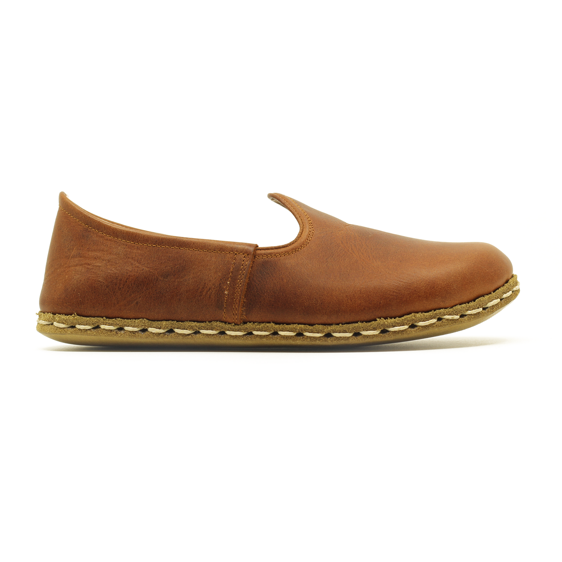 Barefoot Crazy New Brown Leather Shoes: Handmade-Men Barefoot Shoes Classic-nefesshoes-3-Nefes Shoes