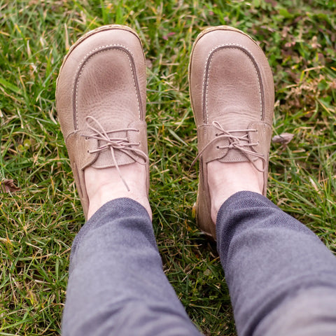 barefoot crazy vision leather earthing shoes for men