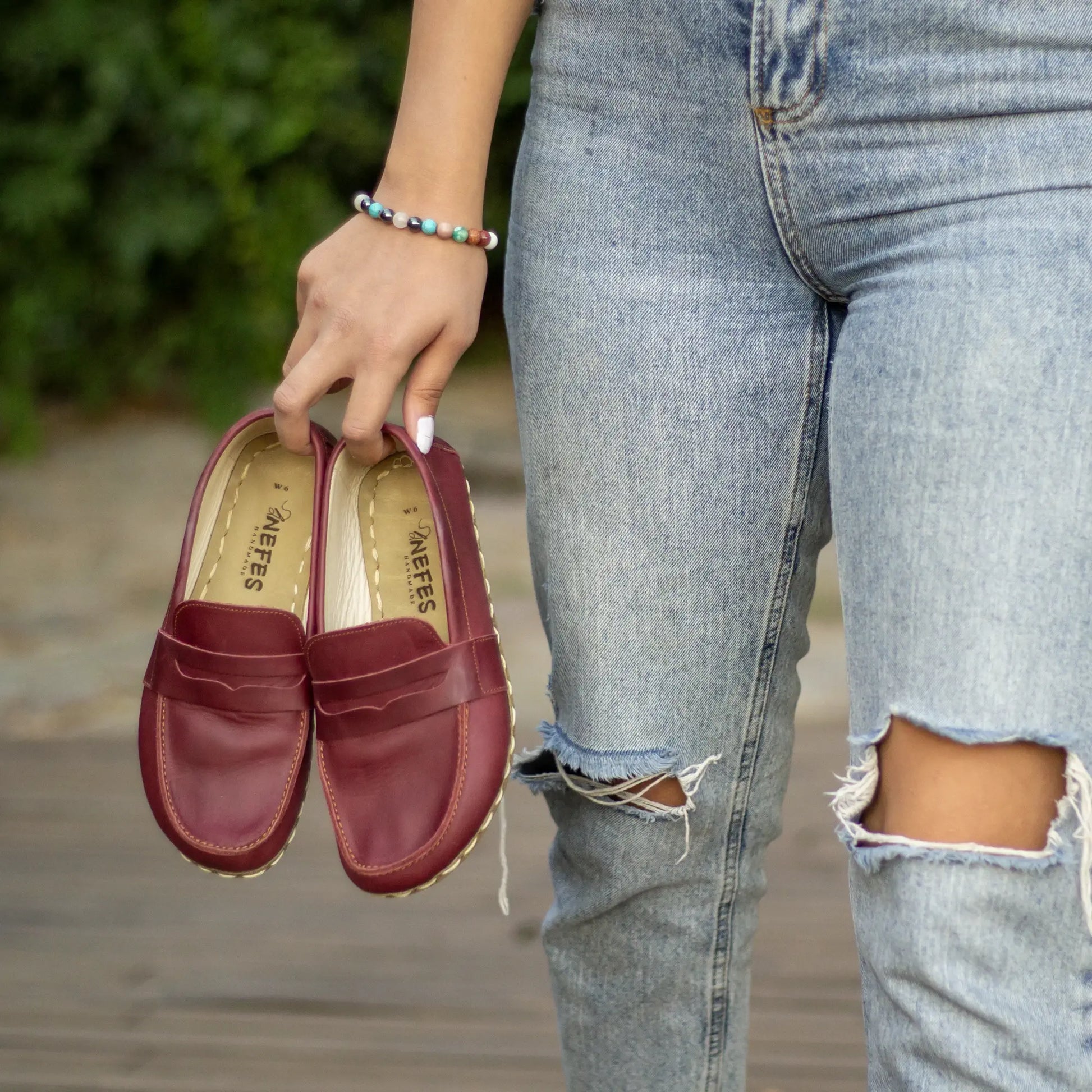 barefoot earthing shoes crazy burgundy women