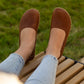 barefoot flat shoes light brown for women