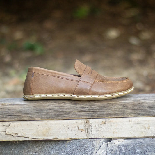 barefoot grounding footwear for women crazy classic brown