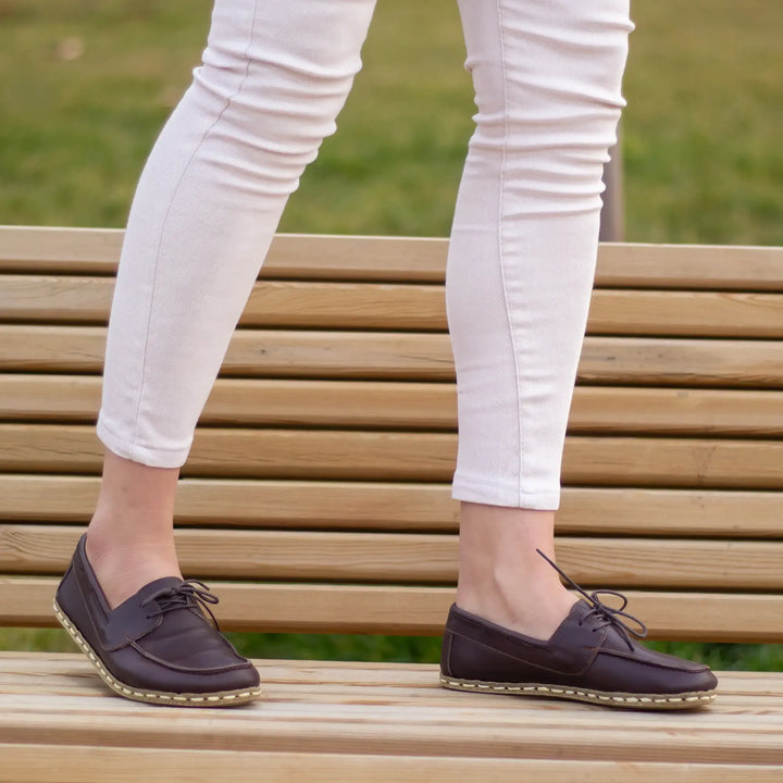 barefoot minimalist shoes bitter brown for women