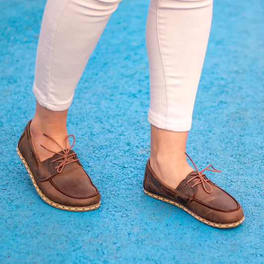 barefoot minimalist shoes classic brown for women